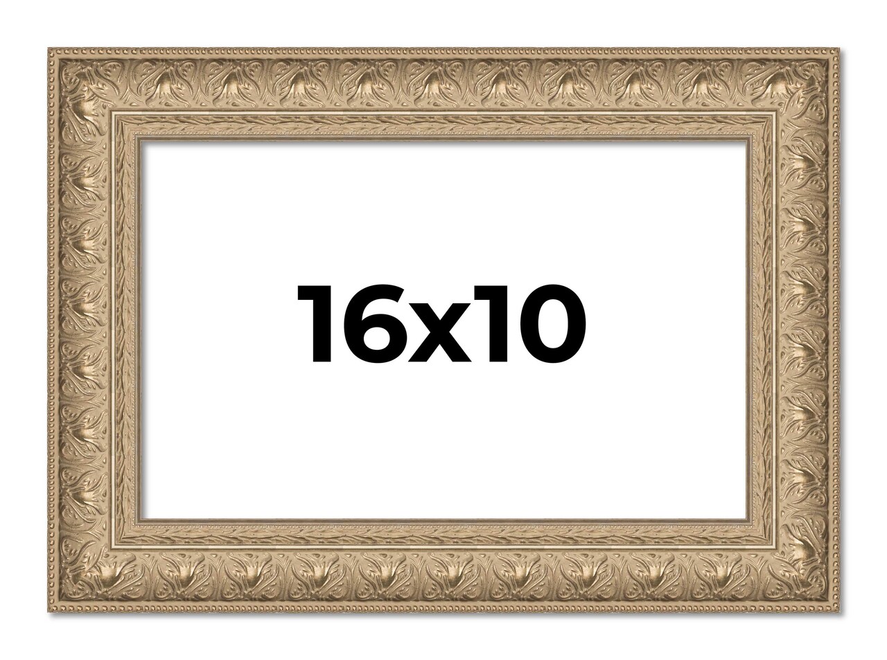 Museum Silver Picture Frame - UV Acrylic, Backing Board, Hanging Hardware Included